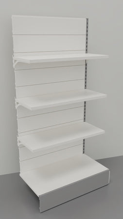 Modulo continuativo scaffale a parete da negozio di cm. 100x60x200h