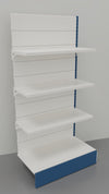 Modulo aggiuntivo di scaffalatura da negozio di cm. 100x60x200h
