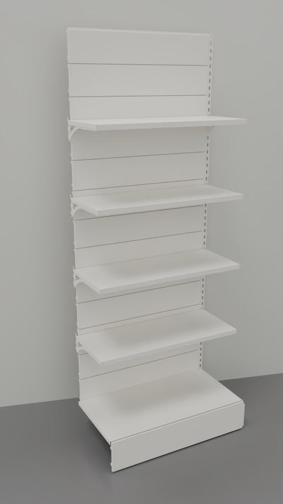 Modulo aggiuntivo scaffalatura in metallo per negozi di cm. 100x60x250h