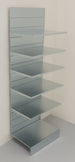 Modulo continuativo scaffale a parete da negozio di cm. 100x60x300h