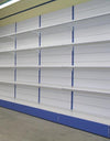 Modulo aggiuntivo scaffale verniciato in metallo per arredare negozi di cm. 100x60x300h