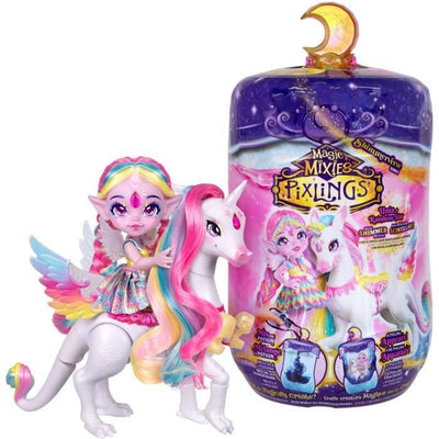 Pixling Unia e Cosmic Doll - MAGIC MIXIES - Bambola e unicorno in bottiglia, con ingredienti