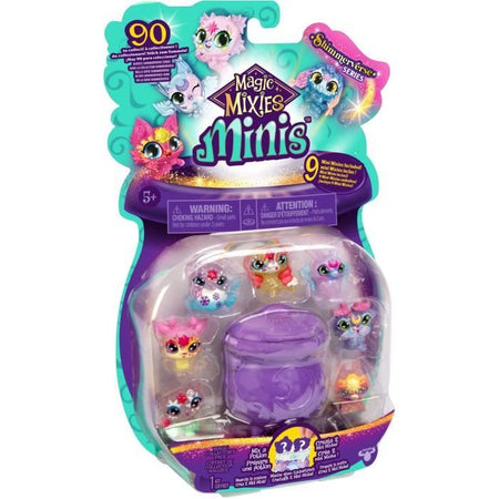 Confezione da 9 mini figure - MISCELE MAGICHE - Mini creature collezionabili, calderoni e ingredienti inclusi