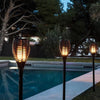 LUMI GARDEN Torcia solare Maity Sun - Effetto fiamma - LED - H 80 cm - Bianco caldo