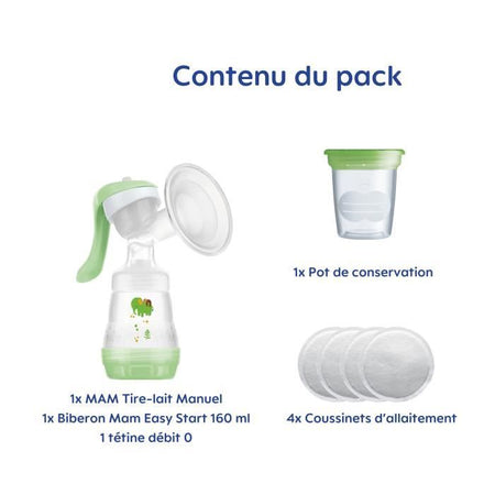 Kit manuale per tiralatte MAM + kit per allattamento