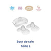 Mam bout de sein size l - silicone - sterilizzazione bte x2