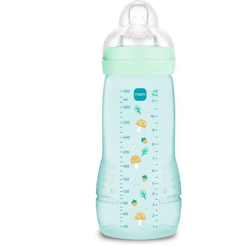 Biberon - MAM BABY - Easy Active - +6 mesi - 330 ml - Tettarella X flusso - Ice