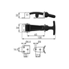 Maniglia Di Chiusura T-Bar Cf. 2Pz