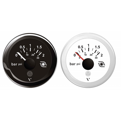 Manometro Turbo 2 Bar Nero