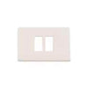 PLACCA RESINA 2 P. VICINI  BIANCO RA9010 COMP. MAGIC