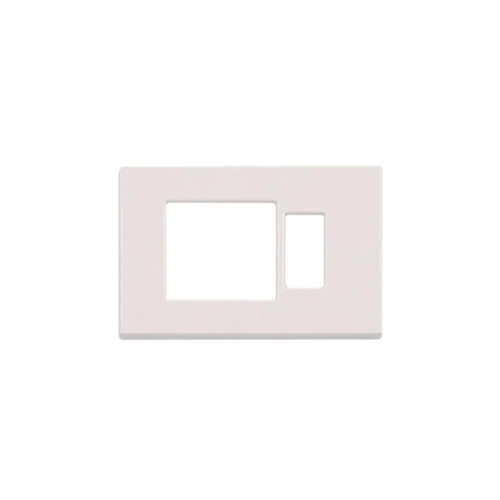 PLACCA S75 RESINA SCHUKO + 1P - COLORE BIANCO RAL9001