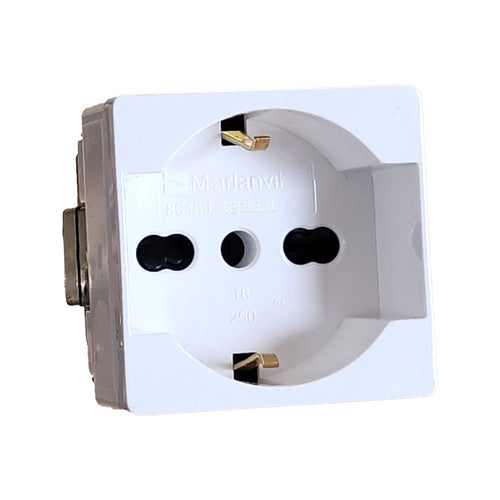 PRESA P40 10/16A +T COMPATIBILE GEWISS SYSTEM - ElettroWatt.eu