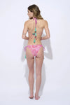 MARINA ABAGNALE | Bikini triangolo e slip fantasia con nappe