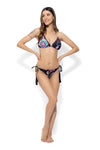 MARINA ABAGNALE | Bikini triangolo e slip fantasia floreale