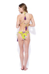 MARINA ABAGNALE | Bikini triangolo e slip fantasia con nappe