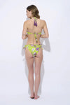 MARINA ABAGNALE | Bikini push up e slip fantasia con nappe