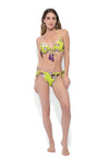 MARINA ABAGNALE | Bikini push up e slip fantasia con nappe