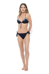 MARINA ABAGNALE | Bikini triangolo e slip con ricamo fiori