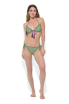 MARINA ABAGNALE | Bikini push up e slip fantasia geometrica