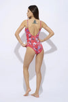 MARINA ABAGNALE | Costume intero fantasia spalline sottili