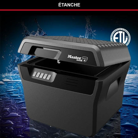 MASTER LOCK Custodia di sicurezza / Sicuro - Ignifugo e impermeabile - Combinazione elettronica - 18,5L