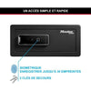 Master Lock LX110BEURHRO Cassaforte biometrica per proteggere oggetti di valore, nera, 19,5 x 43 x 37 cm