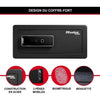 Master Lock LX110BEURHRO Cassaforte biometrica per proteggere oggetti di valore, nera, 19,5 x 43 x 37 cm