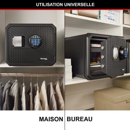 MASTERLOCK FPW082FTCML Cassaforte di sicurezza - Ignifuga e resistente all'acqua - Combinazione elettronica - Formato L