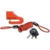 Master Lock 8303EURDPS Antifurto moto - Blocca disco rosso 80 mm