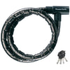 Lucchetto con cavo con chiave in acciaio Master Lock 8115EURDPS - Nero