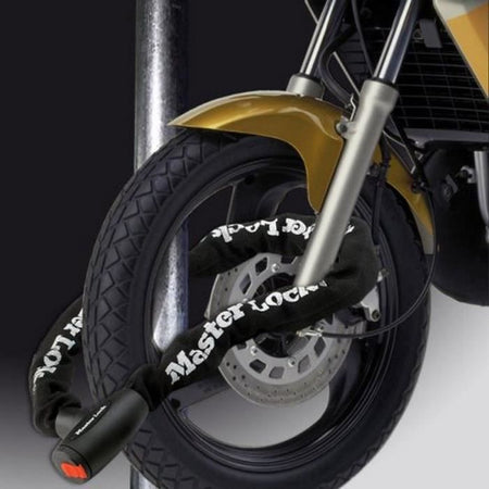Catena Antifurto Moto MASTER LOCK - Catena da 2 m - Ideale per Moto e Scooter