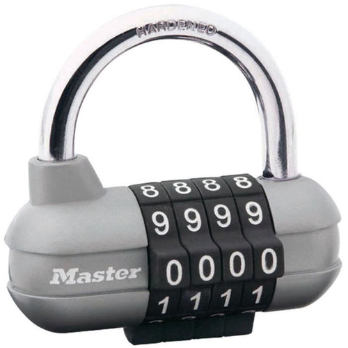 BLOCCO MASTER Lucchetto a combinazione programmabile 64mm - Per armadietti sportivi, armadietti scolastici