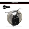Set di 2 m40eurt - robusto - acciaio inossidabile - installazione esterna -
