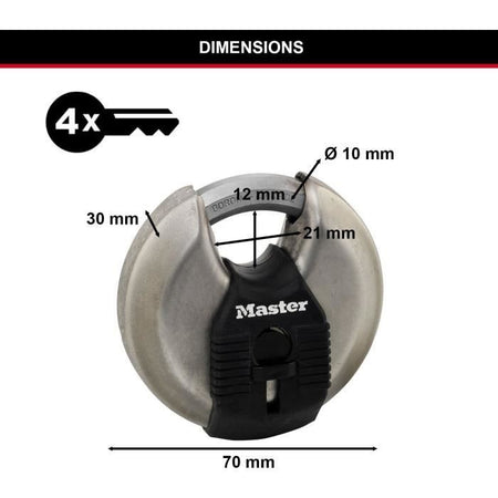 Set di 2 m40eurt - robusto - acciaio inossidabile - installazione esterna -