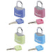 MASTER LOCK Set di 4 lucchetti 20mm - Colori assortiti - Per bagagli, valigia, zaino