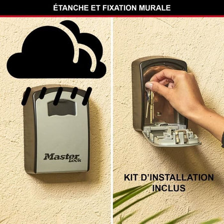 Cassetta chiave sicura MASTER LOCK - Formato XL - Cassettiera per chiavi - Conservazione ad alta capacità