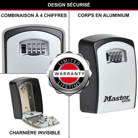 Cassetta chiave sicura MASTER LOCK - Formato XL - Cassettiera per chiavi - Conservazione ad alta capacità