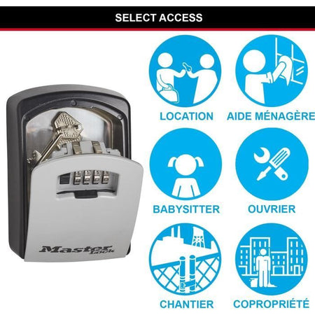 Cassetta chiave sicura MASTER LOCK - Formato XL - Cassettiera per chiavi - Conservazione ad alta capacità