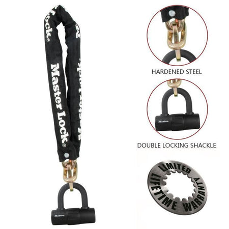 Catena antifurto per motocicli di alta sicurezza Masterlock L0,9