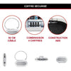 MASTER LOCK Mini custodia portatile da viaggio con cavo di sicurezza - Bianco