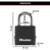 MASTER LOCK Lucchetto ad alta sicurezza [Combinazione] [Zinco] [Esterno] M178EURD