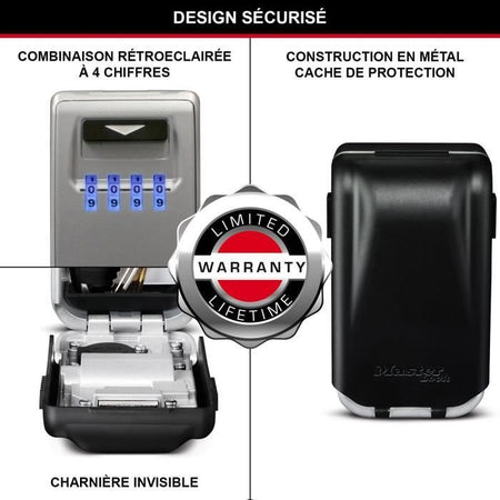 MASTER LOCK Secure Key Box - Formato M - Combinazione retroilluminata - Archiviazione sicura
