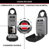 Master Lock 5420EURD Portachiavi con grillo a scomparsa