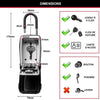 Master Lock 5420EURD Portachiavi con grillo a scomparsa