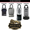 Master Lock 5420EURD Portachiavi con grillo a scomparsa