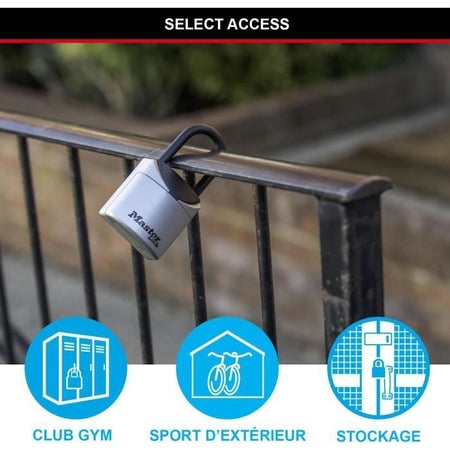Mini cassetta portachiavi di sicurezza MASTER LOCK [Formato XS] [con manico] - 5406EURD