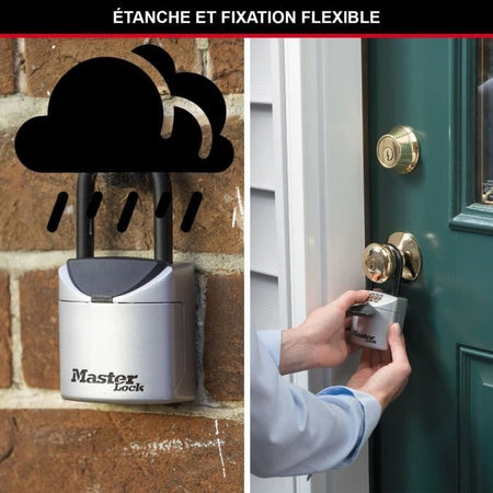 Mini cassetta portachiavi di sicurezza MASTER LOCK [Formato XS] [con manico] - 5406EURD