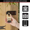 MASTER LOCK Lucchetto in ottone massiccio ad alta sicurezza [Grillo protetto] [una combinazione] M1177EURD