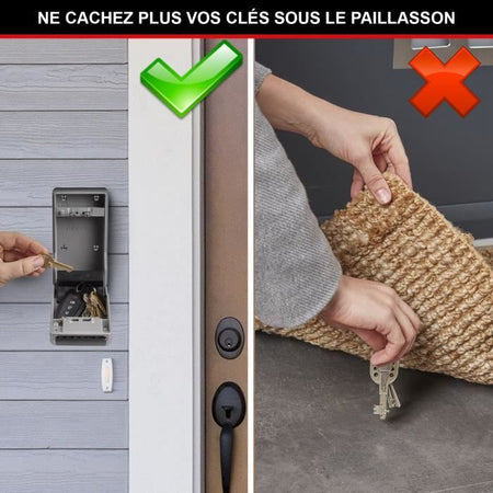 MASTER LOCK - Cassetta portachiavi da esterno - Nuovo design - Montaggio a parete - Grande capacità - Alta sicurezza - 19,6 x 7,6 x 5,6 cm