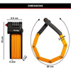 Lucchetto per bici codificato - MASTER LOCK - 8336EURDPRO - Acciaio temprato, combinazione programmabile, supporto incluso
